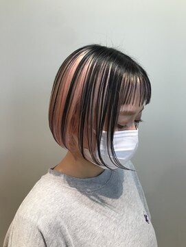 ユミリーバイルコル(umily by RuCOR.) イヤリングカラー/モード/ダークアッシュ/イメチェン/ミニボブ