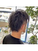 メンズヘア アッシュブラック