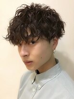 バイフィフス 原宿/表参道(by fifth)&nbsp;波巻きツイストスパイラルパーマツーブロック刈り上げ