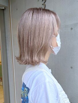 ゲーム 吉祥寺店(GAME) ダブルカラーブロンドベージュカラーケアブリーチハイトーン韓国