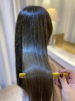 アンド ラ ブランシュ(&.La Blanche)&nbsp;ロングヘア/グレージュカラー/ココアベージュ/黒髪カタログ/大宮