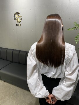 キュア 表参道(CURE) 黒髪/グレージュカラー/ココアベージュ/ヘルシーロング[表参道]