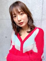 オーブ ヘアー フォール 山形東原町店(AUBE HAIR fall) 20代・30代_くせ毛風パーマロブ