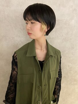 ゴウトゥデイ 渋谷MODI店(GO TODAY) マッシュショート/イヤリングカラー/インナーカラー/渋谷/渋谷駅