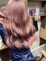 ラフ(LAFF)&nbsp;#バレイヤージュ#グレージュカラー#ボブウルフ#ココアベージュ