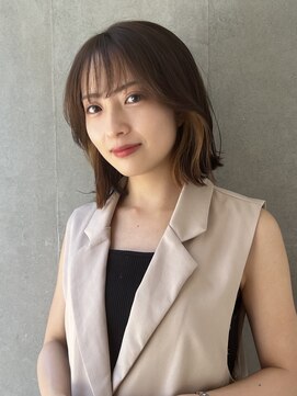 ゼンコー キチジョウジ(ZENKO KICHIJOJI) インナーカラー×ボブ