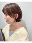 ミニマムボブ×パーマ　絶壁解消40代50代60代におすすめ