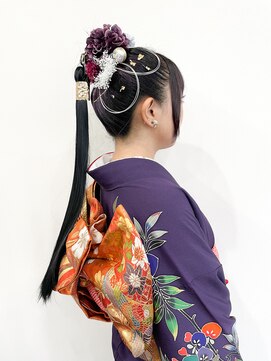 オル(Olu) 【MASAYA】成人式×付け髪ポニーテール