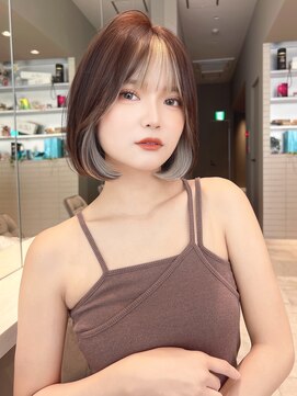 ロンド クラン 岡崎(Lond Clan) レイヤー/韓国/ボブ/縮毛矯正/髪質改善_4404