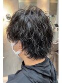 ウルフ 波巻きパーマ ツイストスパイラル 波巻きスパイラル