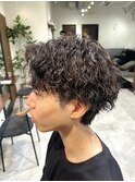 スパイラルパーマ/メンズカット/メンズパーマ/谷町四丁目