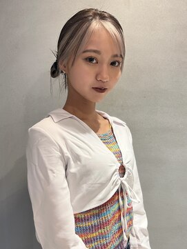 ペレ 梅田(PELE) 前髪/アンブレラカラー/こなれミディ/イメチェン/ウェーブパーマ