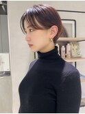 マッシュショート梅田ショート大人ショートシースルーバング