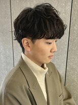 ニアウ 太田店(Niau)&nbsp;シャドウパーマネープレスマッシュ波巻きスパイラルパーマ眉毛