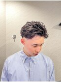 7.3オールバックパーマ/メンズカット/田町床屋