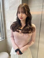 リリー(Lilley) マロンベージュ×小顔レイヤー×韓国風巻き×髪質改善