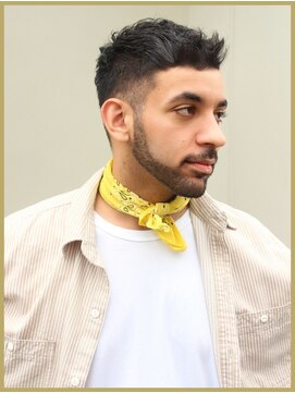 ジジバイワースホワイル(jiji by WORTH WHILE) スキンフェードツイストスパイラルセンターパートアップバング