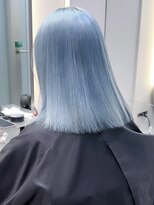 ソル バロール 表参道(SOL .valor)&nbsp;ハイトーンカラー水色シルバーホワイトブロンドレイヤー