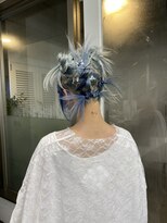 オーン(OOn)&nbsp;ブルー×シルバーのy2kアレンジ