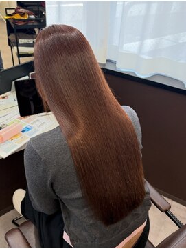 コビーバイジーナ 梅田茶屋町(Coby by Zina) ピンクブラウン*ブリーチなし【hina】