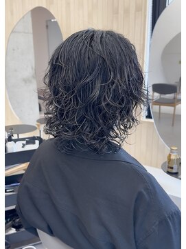 MEN’S HAIR/波巻ツイストスパイラル/フェザーパーマ/新静岡
