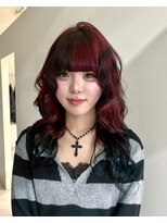 アドネ プライム(adne prime)&nbsp;ボルドー ブラックミックスデザイン ボーダールーツ