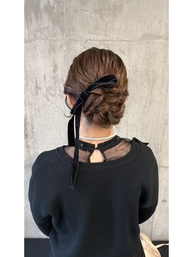 ふわふわシニヨン