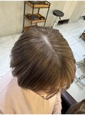 【札幌/impression佐藤】白髪を活かしてぼかして染める