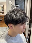 MEN'S HAIR/ニュアンスパーマ/くせ毛ショート/表参道駅