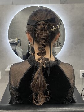 シアン(CYAN) #編み下ろしポニー#編み下ろし