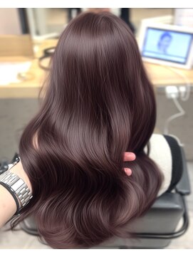 アフロート エル 大阪(AFLOAT L) ラベンダーピンク/ブリーチなしカラー/ブリーチなしダブルカラー