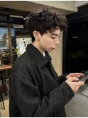 短髪パーマ ルーズショート 大人ショート【五嶋響】