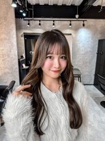 ウィローズ(WILLOW'S)&nbsp;韓国風くびれレイヤーロング×透明感ベージュ