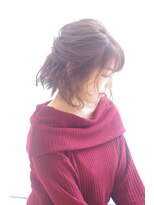 ビーハイブ 一番町店 アヴェダ(BEHIVE)&nbsp;２連逆りんぱハーフアップ