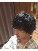 無造作！漢の色気！パーマスタイル！-schritt  takuya-
