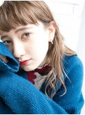 オン眉 シースルーバング ダブルカラー &nbsp;☆