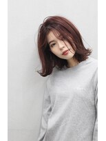 エヌ(N) 切りっぱなしボブ×外ハネ