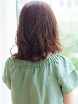 マイラ 銀座(myla) 透け感大人可愛い小顔ひし形ピンクブラウン20代30代40代髪質改善