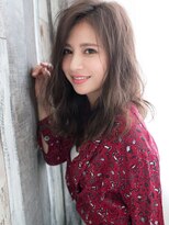 ロエル 牛久(Loel)&nbsp;☆大人っぽいのにピュア☆落ち感ルーズなニュアンスセミロング