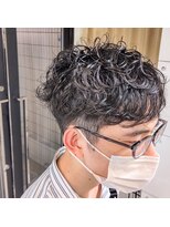 パール(PEAR+L)&nbsp;男のスリークショート×スパイラルパーマ×マッシュウルフ