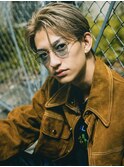 スーツ短髪ツーブロック束感モテるパーママッシュ黒髪金髪
