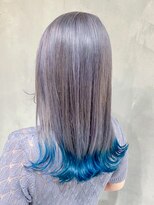 アルバム 渋谷パルコ(ALBUM)&nbsp;裾ブルーカラー_チェリーブラウンフェミニンロング_ba351212