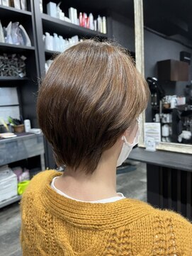 アローズ 荒尾店(arose) 大人ショート+透け感ベージュカラー!