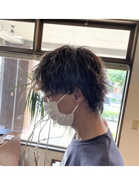 ヘアーパラディ hair paradis 波巻きマッシュウルフ