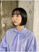 パツっとストレートボブ
