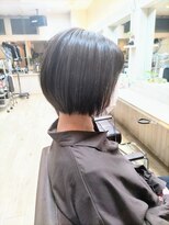 シップス ヘアブース(ship's hair booth) ミニボブ×グレージュカラー