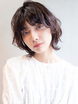 ラフィスヘアーギフト 堺東店(La fith hair gift) 【La fith】 ナチュラルマッシュウルフ×パーマ