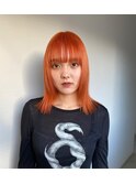 ビビットオレンジカラー
