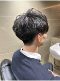 スパイラルパーマ