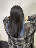 オーブ ヘアー アズール 吉祥寺店(AUBE HAIR azul) インナーカラー　青
